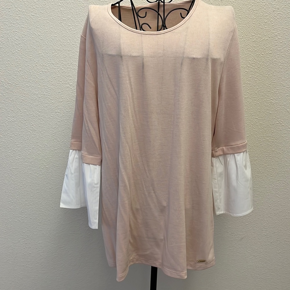 NWT CALVIN KLEIN BLUSH PINK TOP